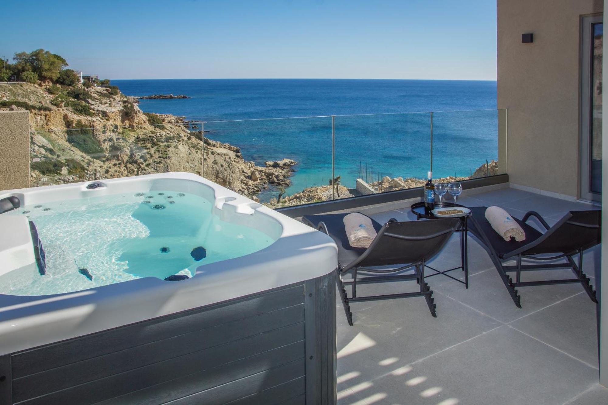 Aquamarine Luxury Suites Archangelos  Eksteriør billede
