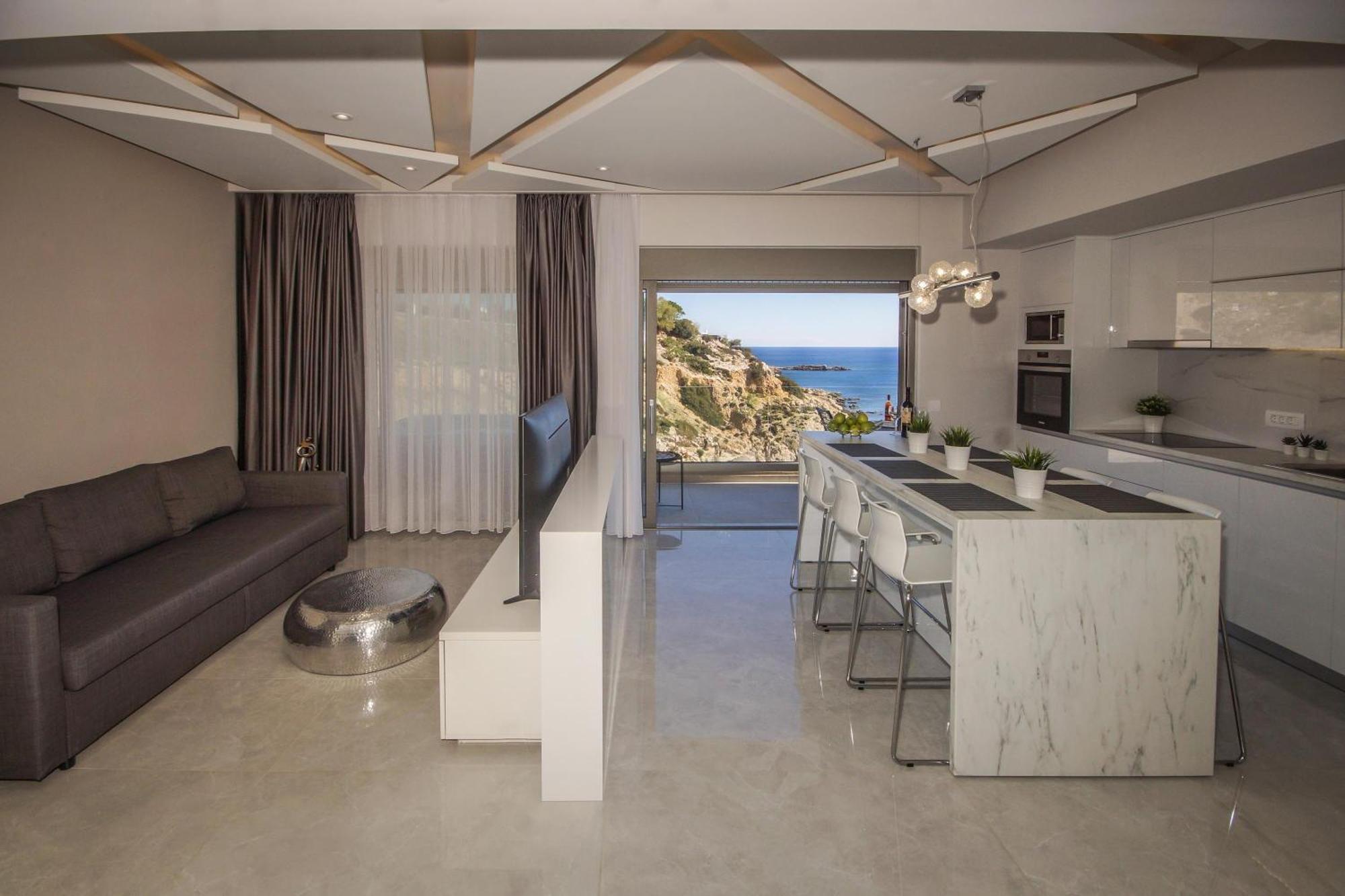 Aquamarine Luxury Suites Archangelos  Eksteriør billede