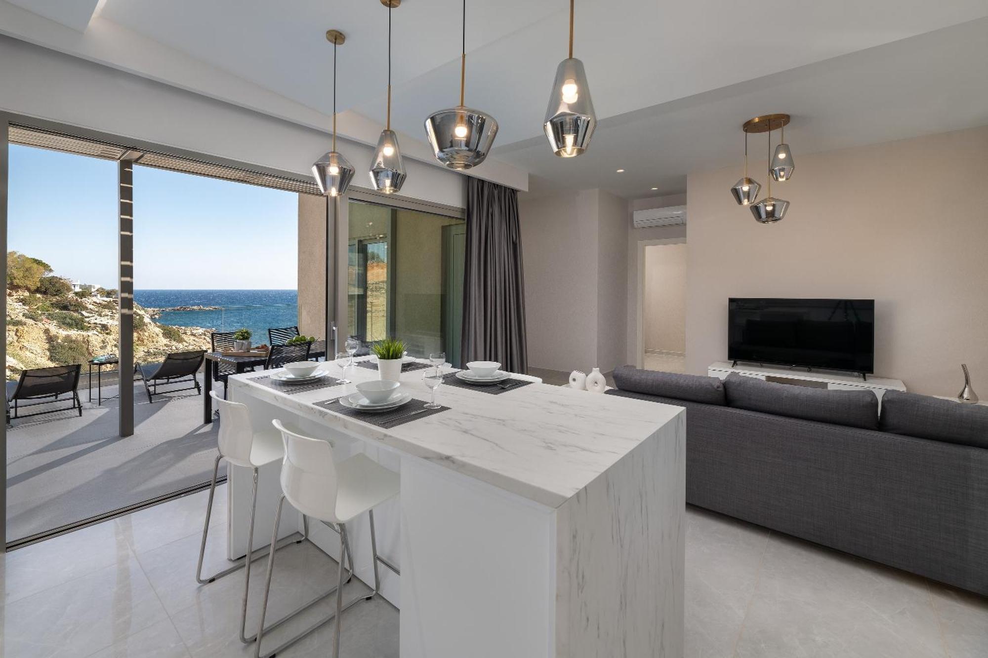 Aquamarine Luxury Suites Archangelos  Eksteriør billede